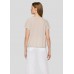 Rabe - 56-125315 Goud kleurige T-shirt met kapmouwen.